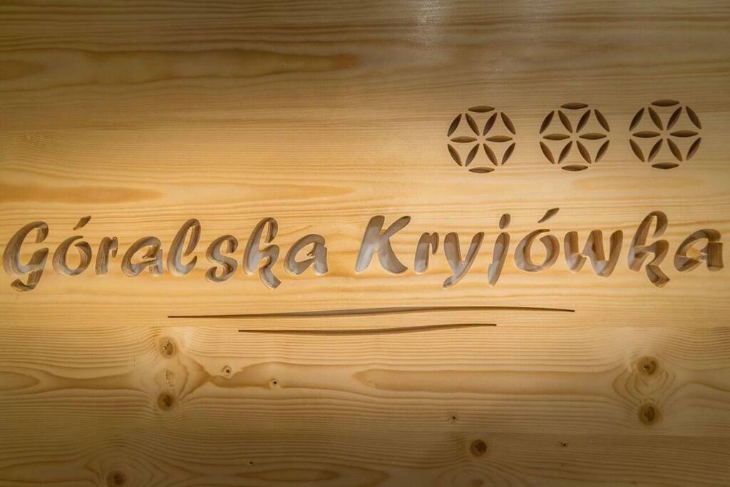 Goralska Kryjowka Leilighet Zakopane Eksteriør bilde